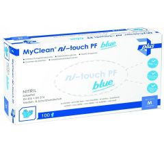 MaiMed Ni-Touch pf Nitrilhandschuhe 10x 100 blau-Gr. S